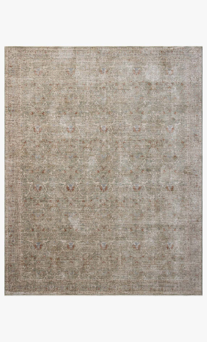 Tapis Ethel spa et rouille Amber Lewis × Loloi — vue de face