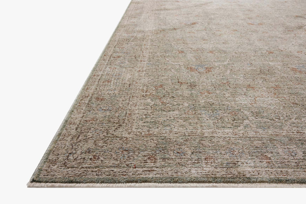 Tapis Ethel spa et rouille Amber Lewis × Loloi — vue stylisée