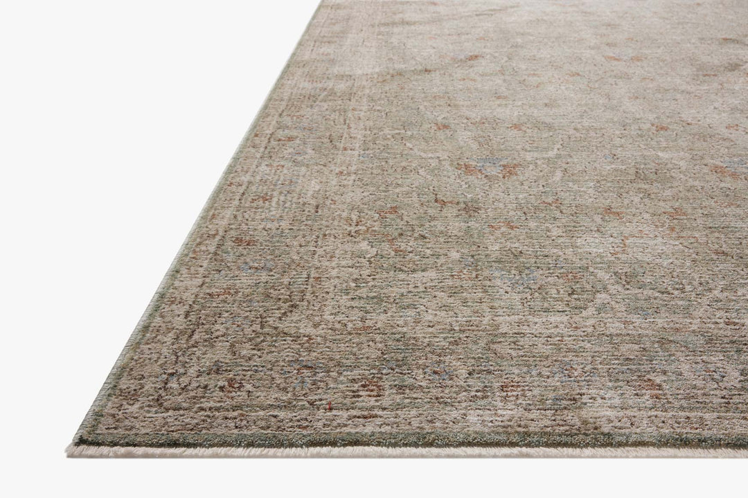 Tapis Ethel spa et rouille Amber Lewis × Loloi — vue stylisée