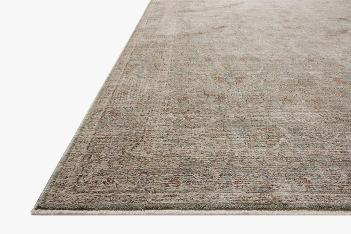 Tapis Ethel spa et rouille Amber Lewis × Loloi — vue stylisée
