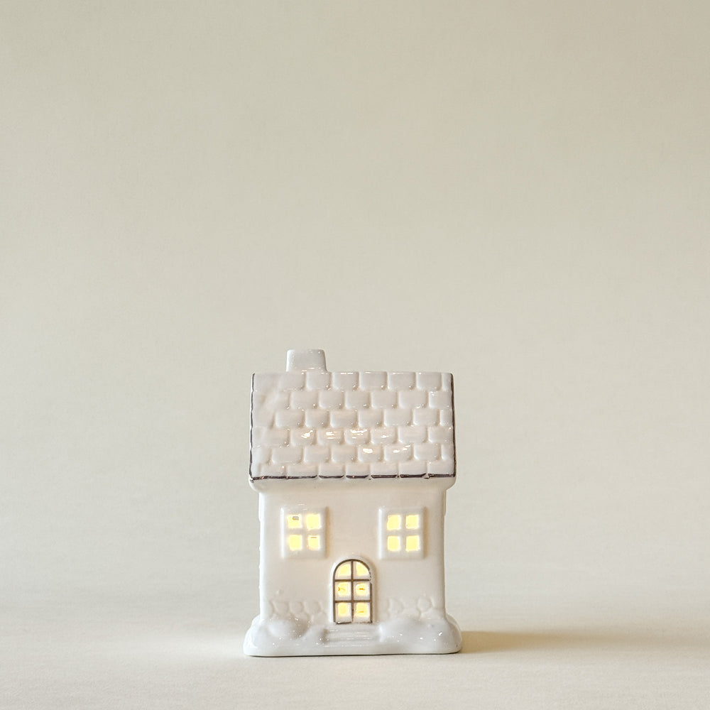 NILAN Maison en céramique illuminée 4,5''  Maison Olive