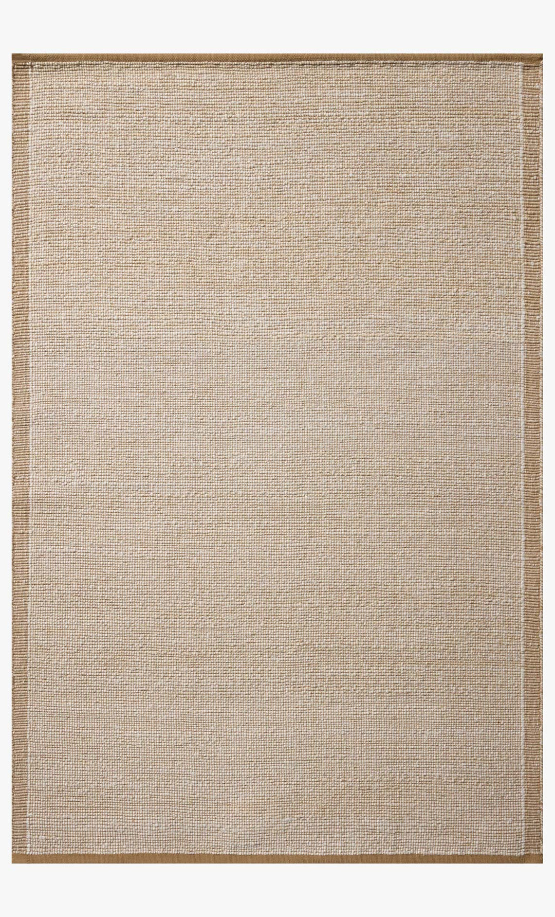 Tapis Gertrude ivoire et beige Amber Lewis × Loloi — vue de face