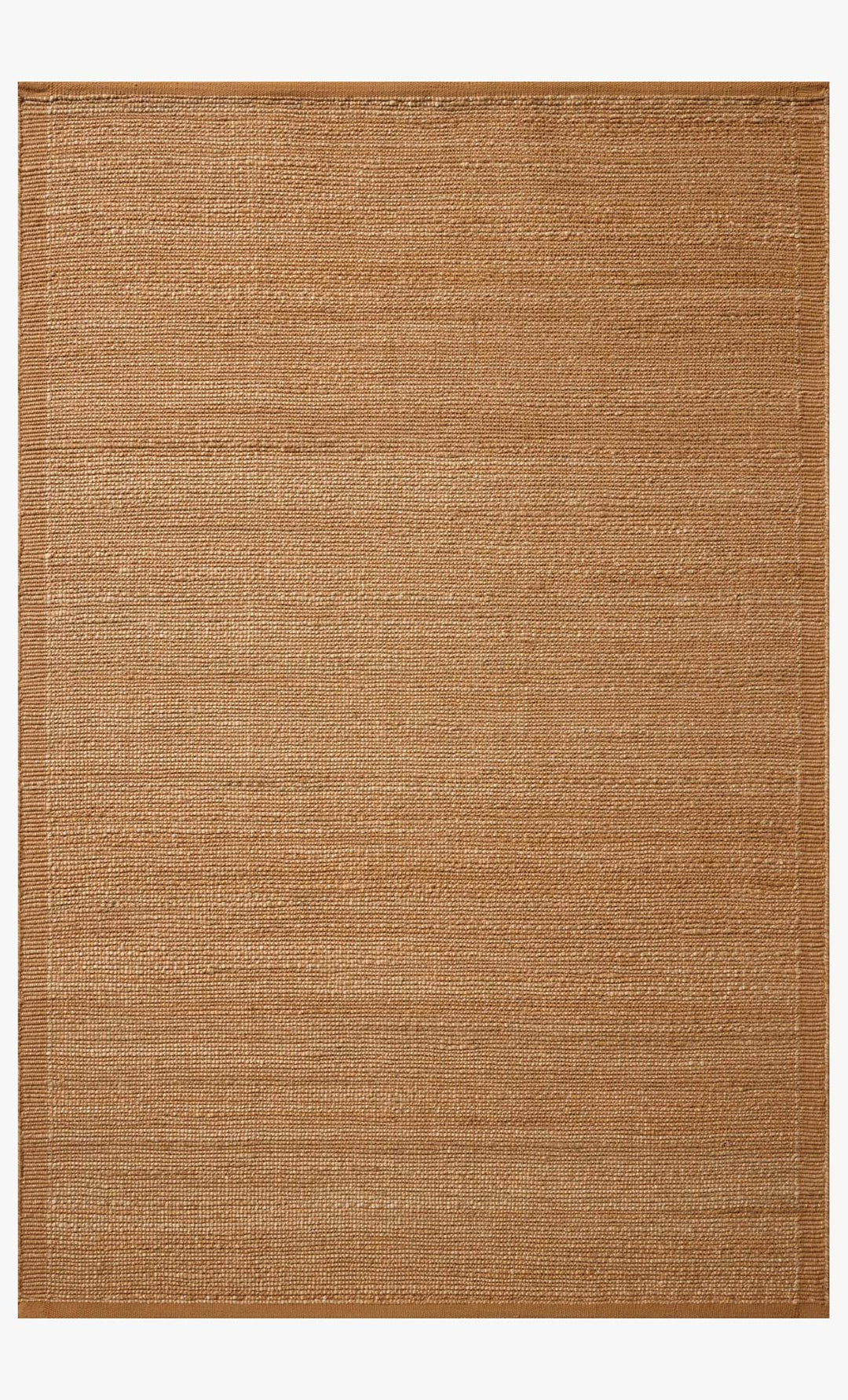 Tapis Gertrude naturel et abricot Amber Lewis × Loloi — vue de face