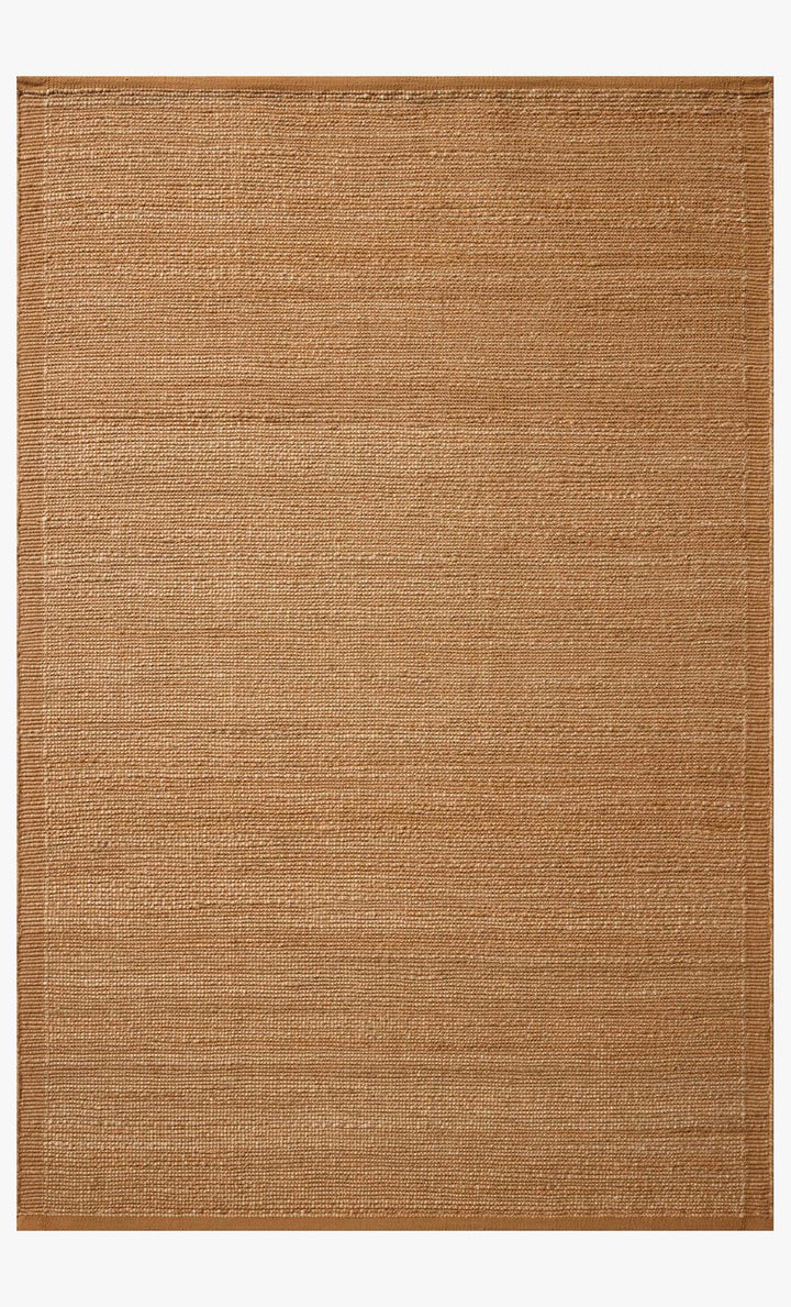 Tapis Gertrude naturel et abricot Amber Lewis × Loloi — vue de face
