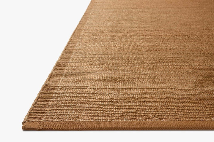 Tapis Gertrude naturel et abricot Amber Lewis × Loloi — vue stylisée