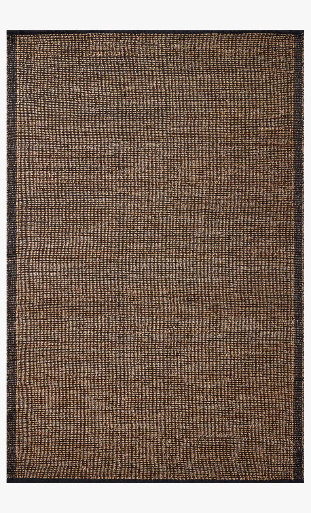 Tapis Gertrude naturel et noir Amber Lewis × Loloi — vue de face