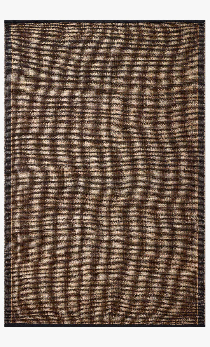 Tapis Gertrude naturel et noir Amber Lewis × Loloi — vue de face