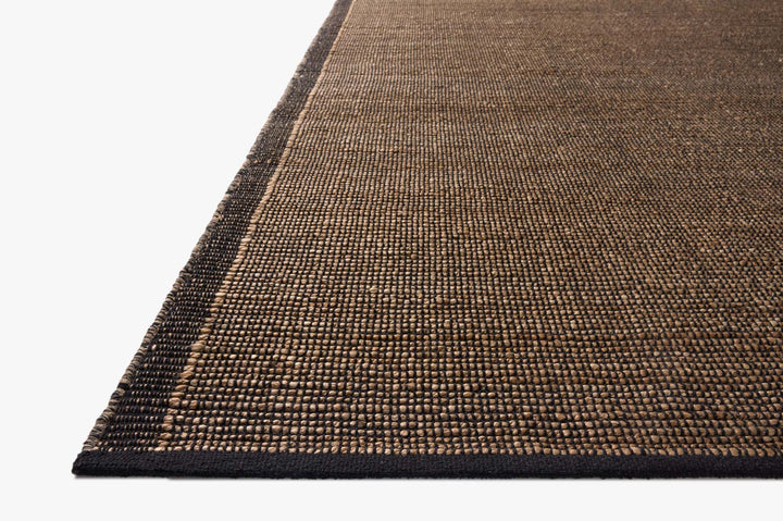 Tapis Gertrude naturel et noir Amber Lewis × Loloi — vue stylisée