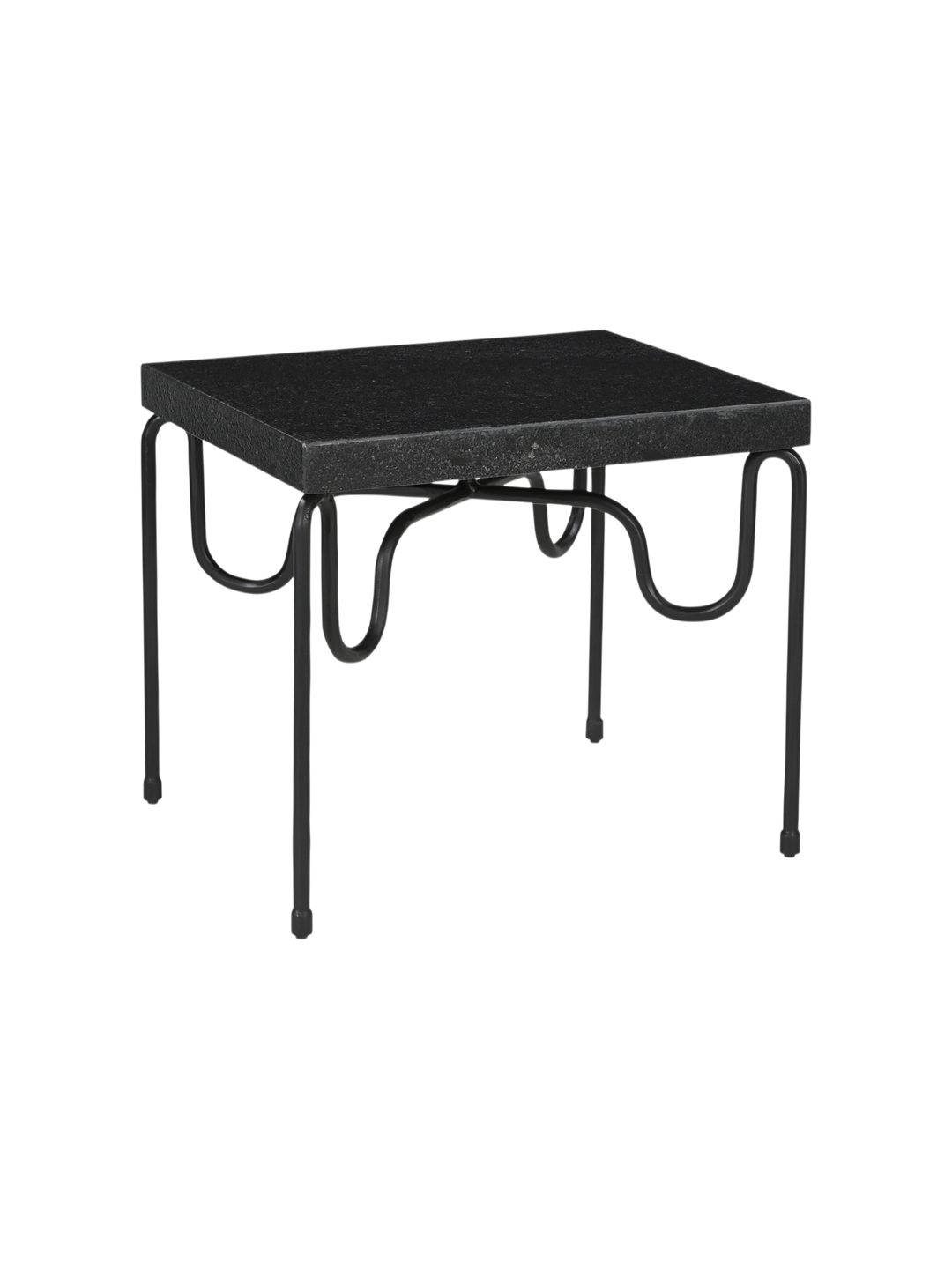 GETTY-Table-Appoint-Fer-Noire-Élégante