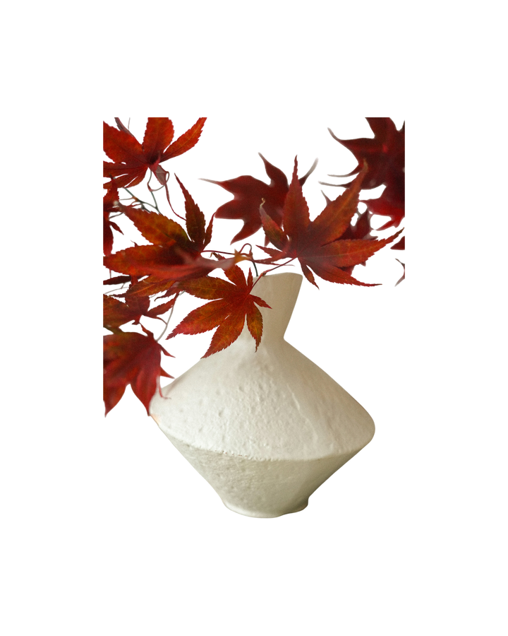 Vase-Ivory-Texturé-Vintage-Bicolore