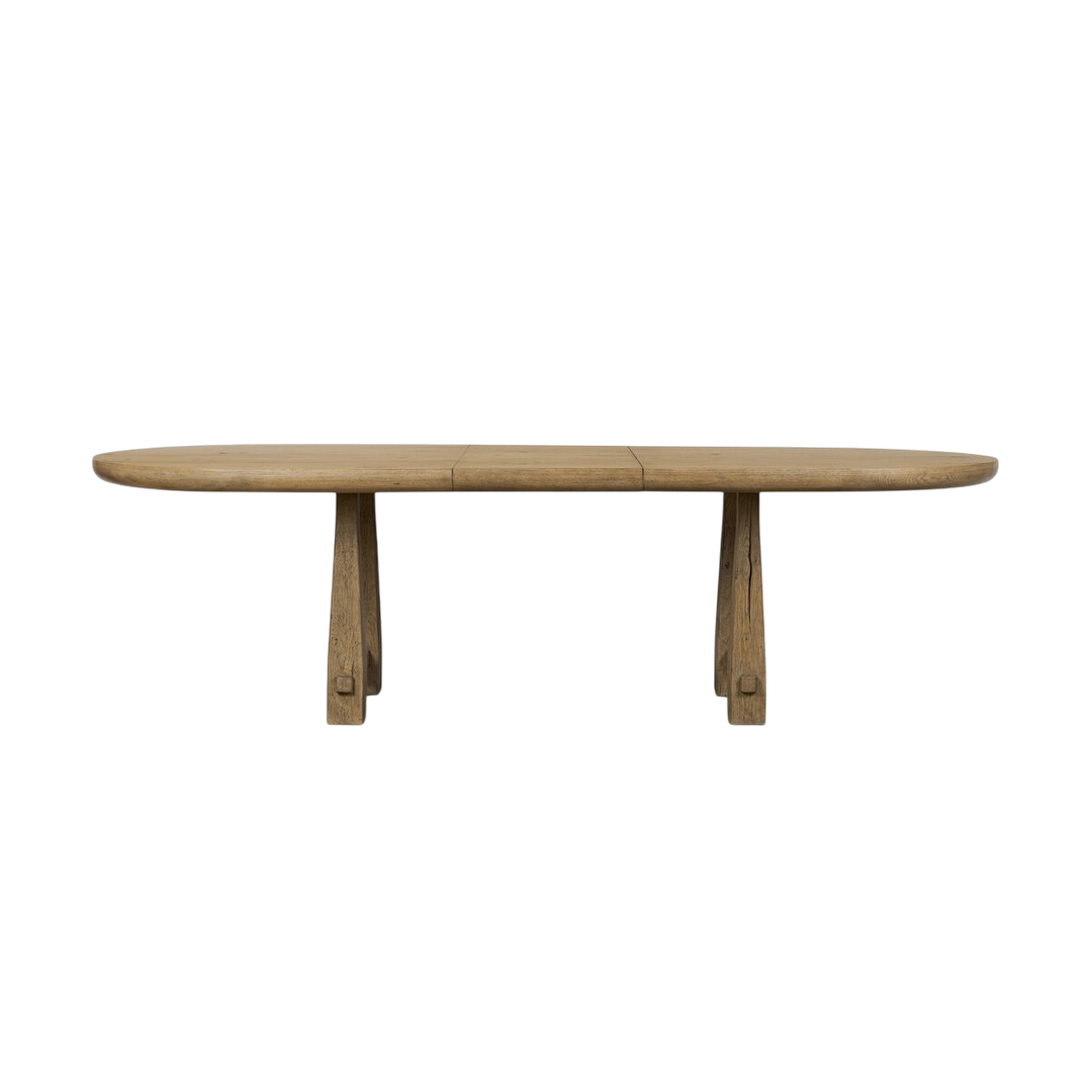 Table Bois Cuisine Ovale Chaleur