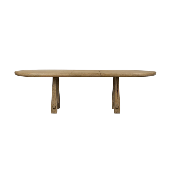 Table Bois Cuisine Ovale Chaleur