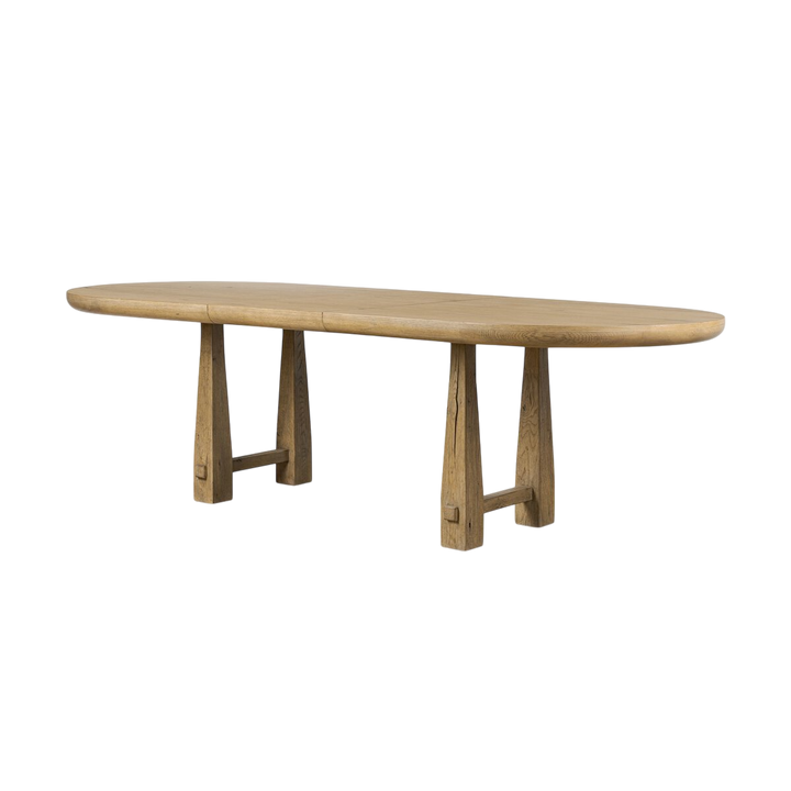 Table Bois Cuisine Ovale Chaleur