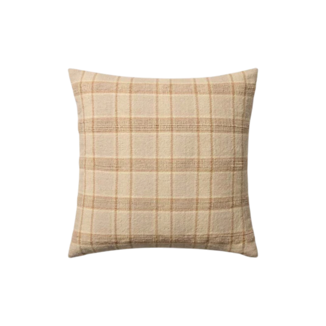 Coussin Carraux Brun Beige Décoration