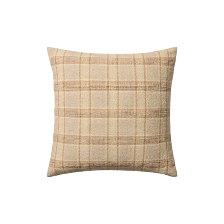 Coussin Carraux Brun Beige Décoration