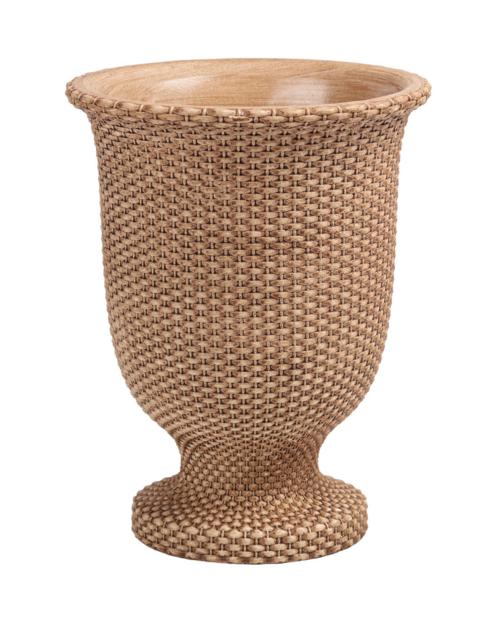 urne Grace- ciment terra-cotta- tressée