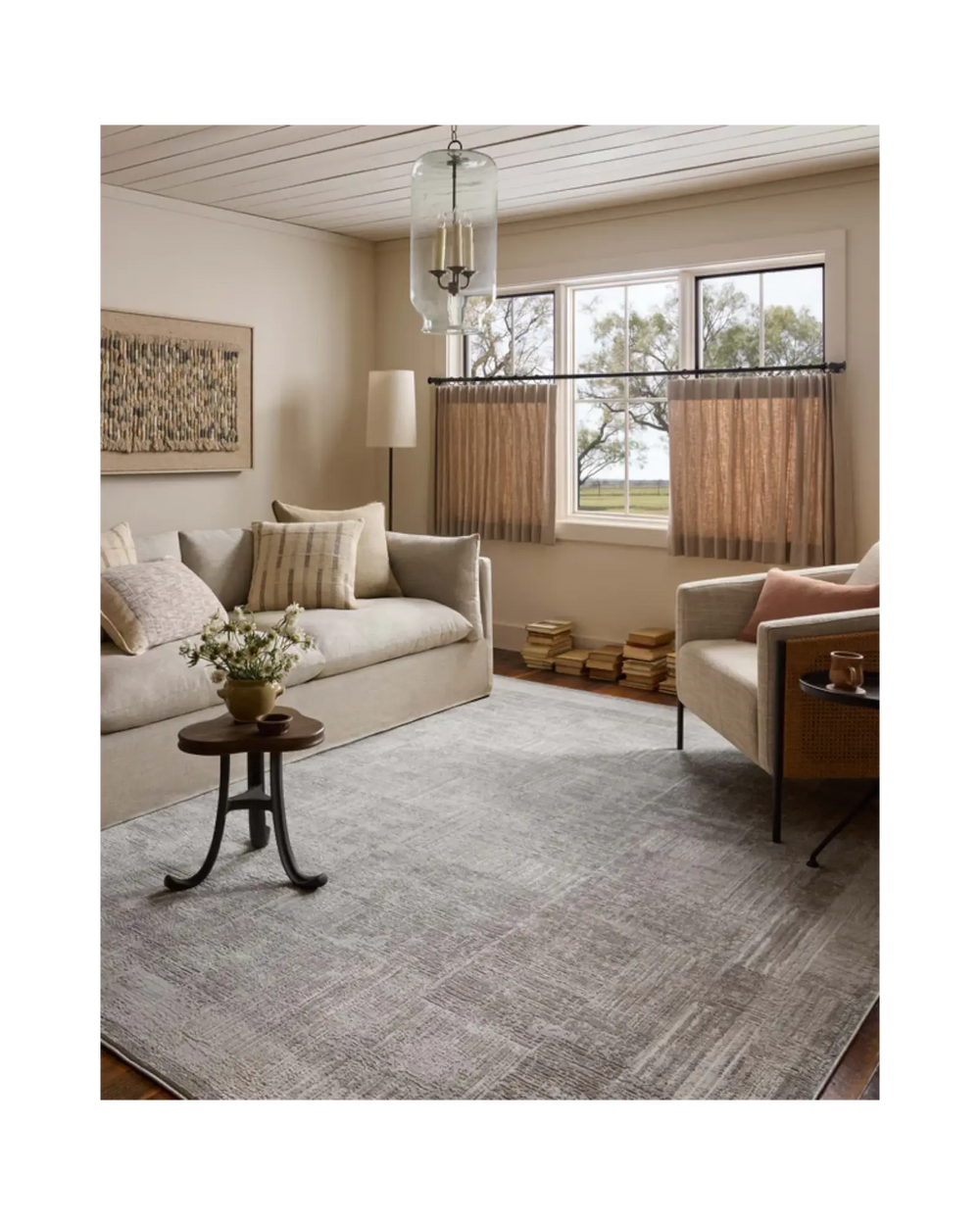 HOLLIS Smoke / Mist Tapis - Maison Olive