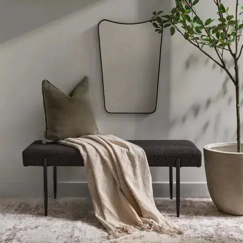HUGH Miroir Maison Olive