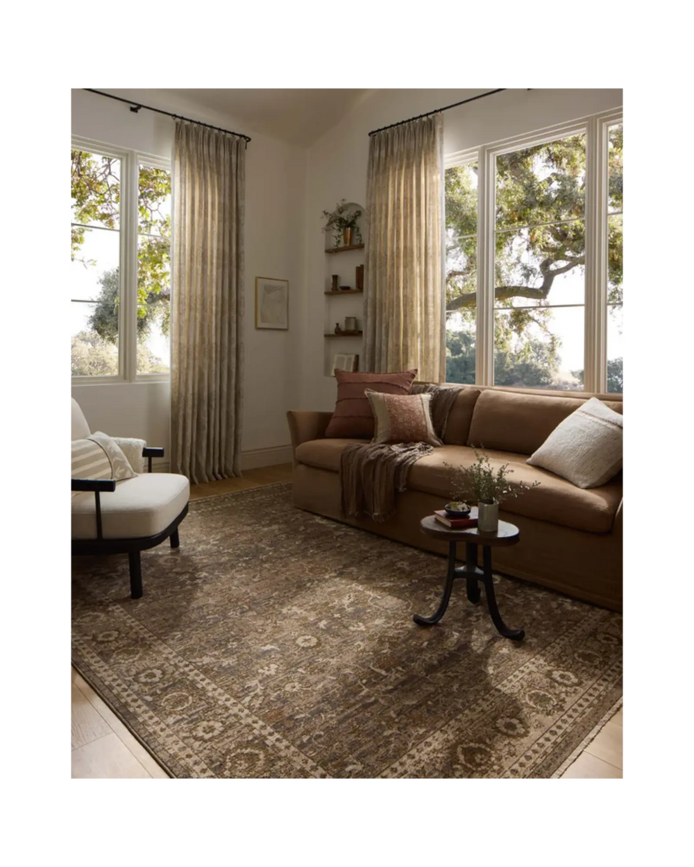 HAYWOOD Pebble / Charcoal Tapis - Maison Olive