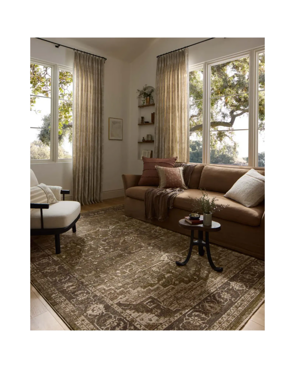 HAYWOOD Moss / Charcoal Tapis - Maison Olive