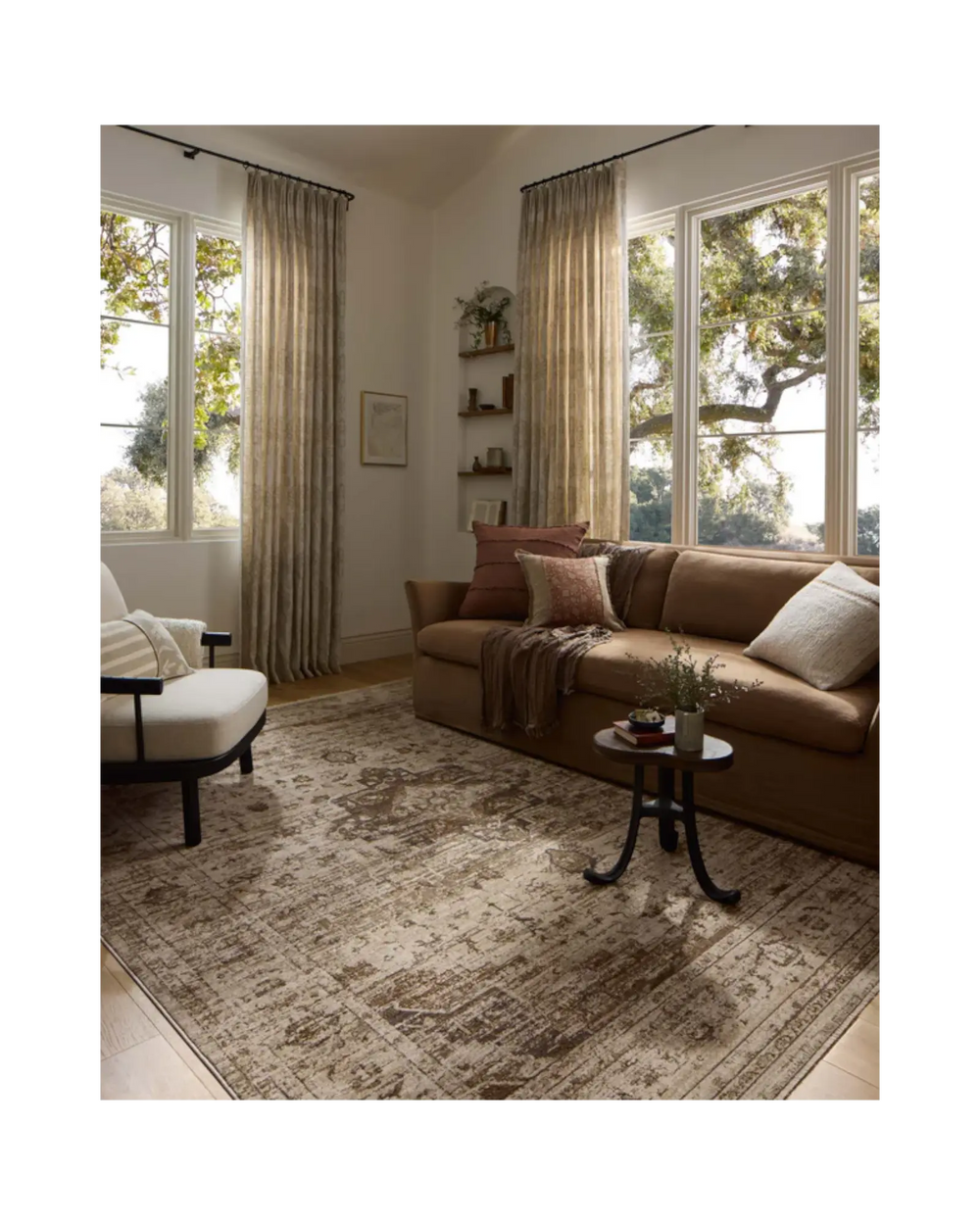 HAYWOOD Ivory / Taupe Tapis - Maison Olive