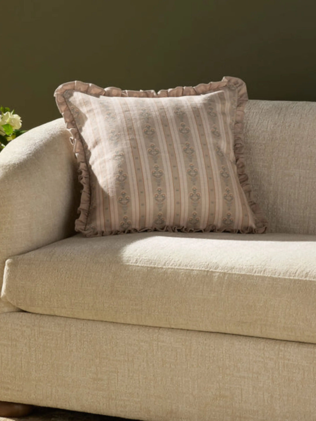 JASMINA Coussin Maison Olive