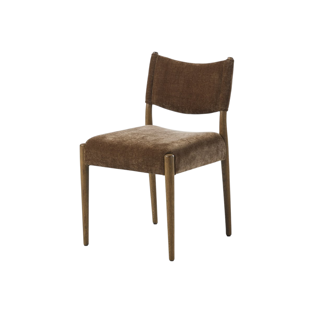 Chaise Cuisine Velours Bois Confort