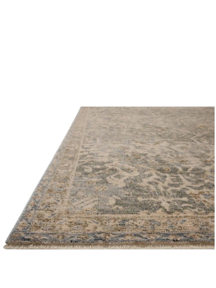 JUNIE Blue / Natural Tapis - Maison Olive