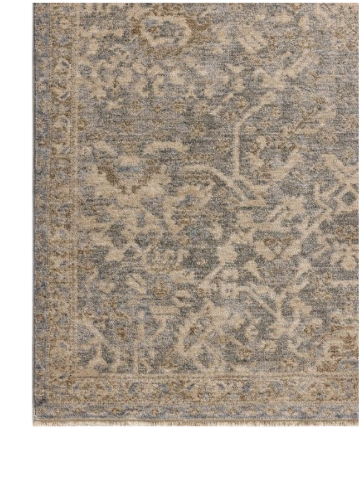 JUNIE Blue / Natural Tapis - Maison Olive