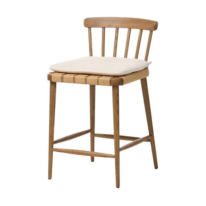 Tabouret Bois Confort Tissus Cuisine