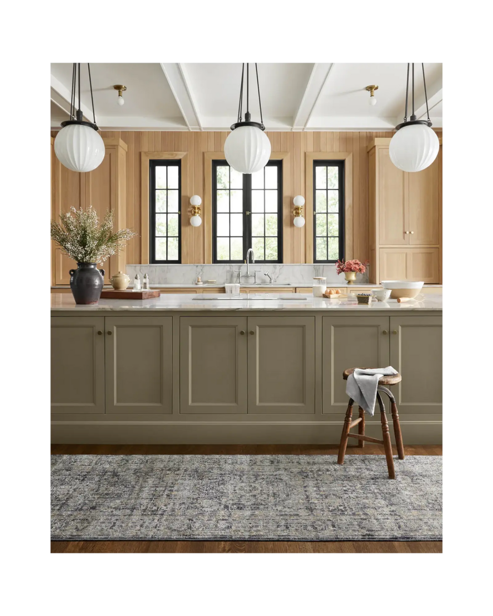 KATHERINE Midnight / Tobacco Tapis - Maison Olive