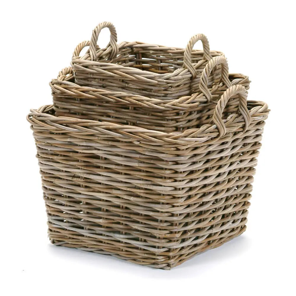 KIEV Panier de rangement carré Maison Olive