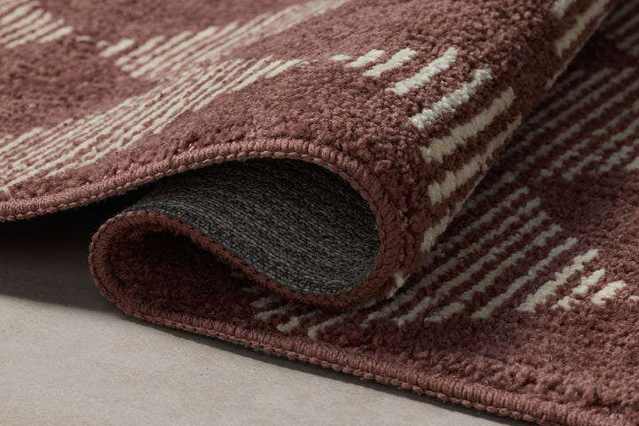 LAWRENCE Plum / Ivory Tapis de bain — vue 3