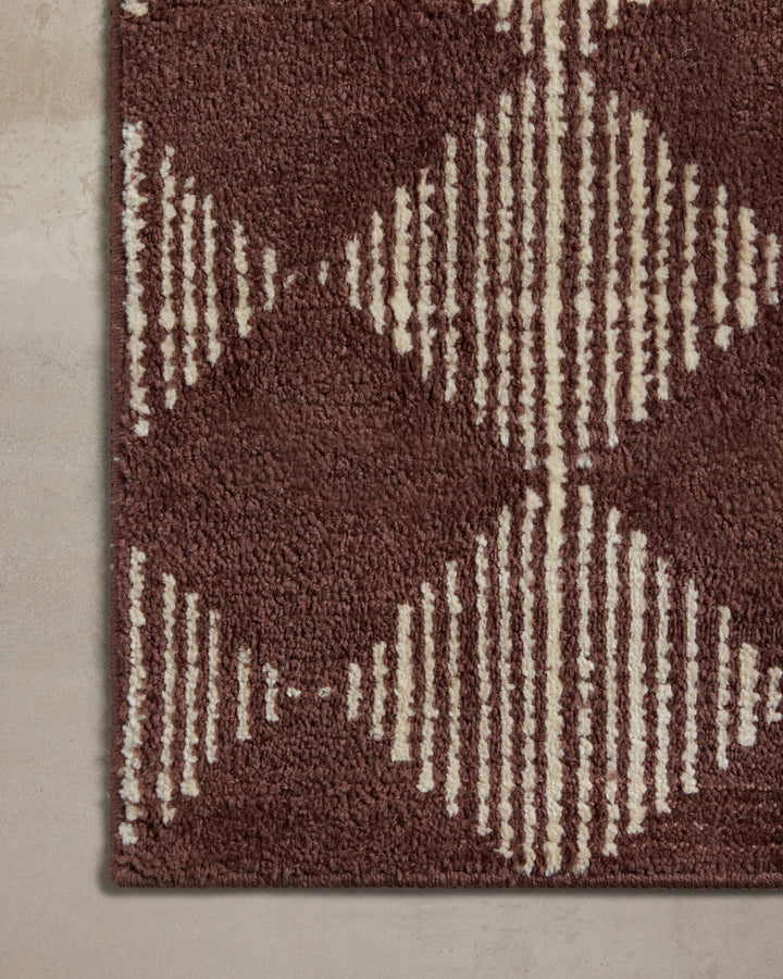 LAWRENCE Plum / Ivory Tapis de bain — vue 4
