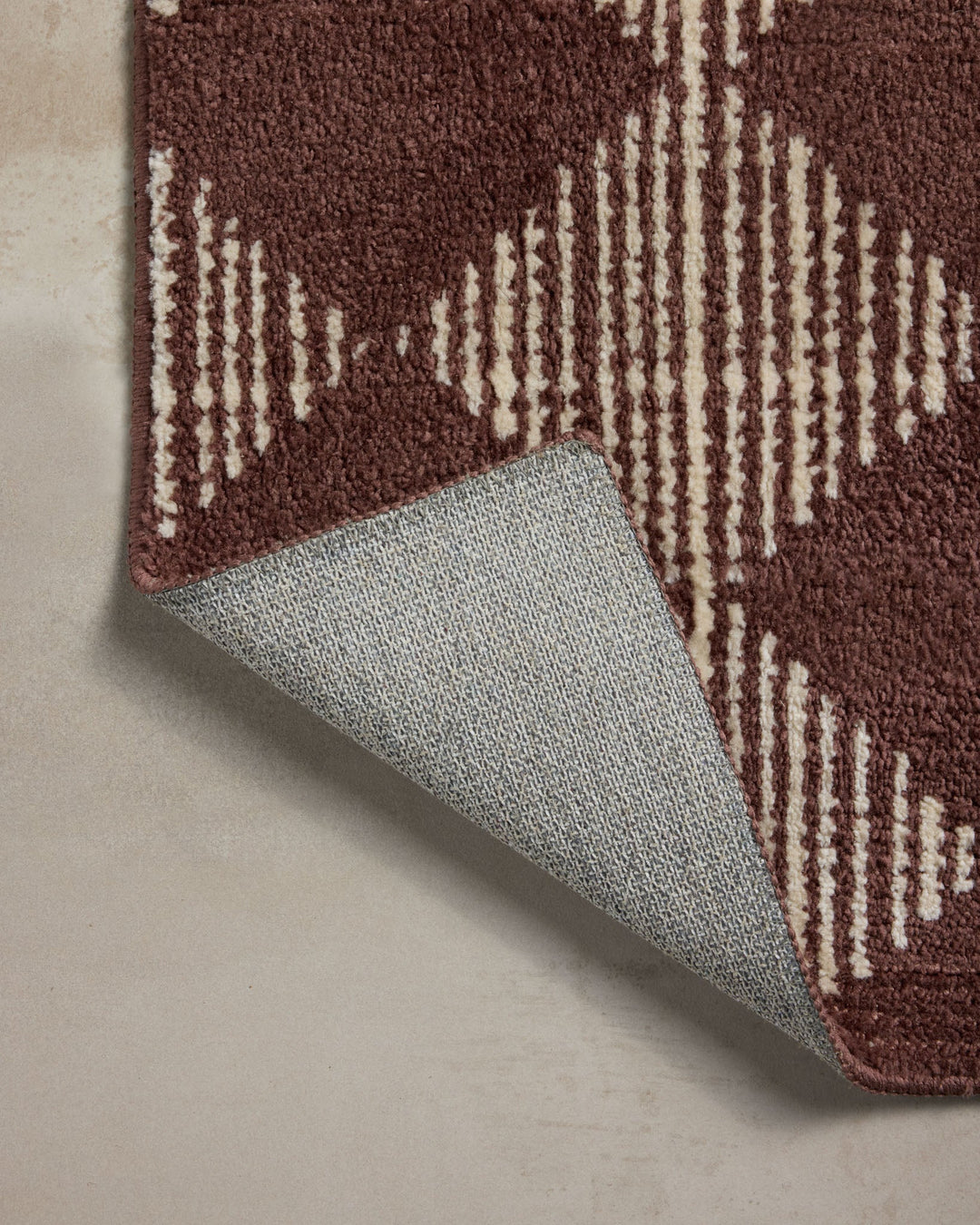 LAWRENCE Plum / Ivory Tapis de bain — vue 5