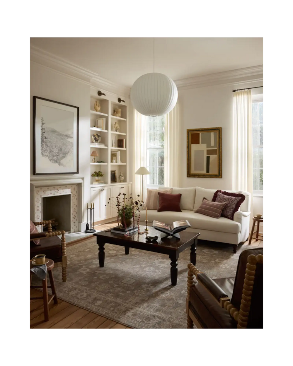 LOUISA Taupe / Ivory Tapis - Maison Olive