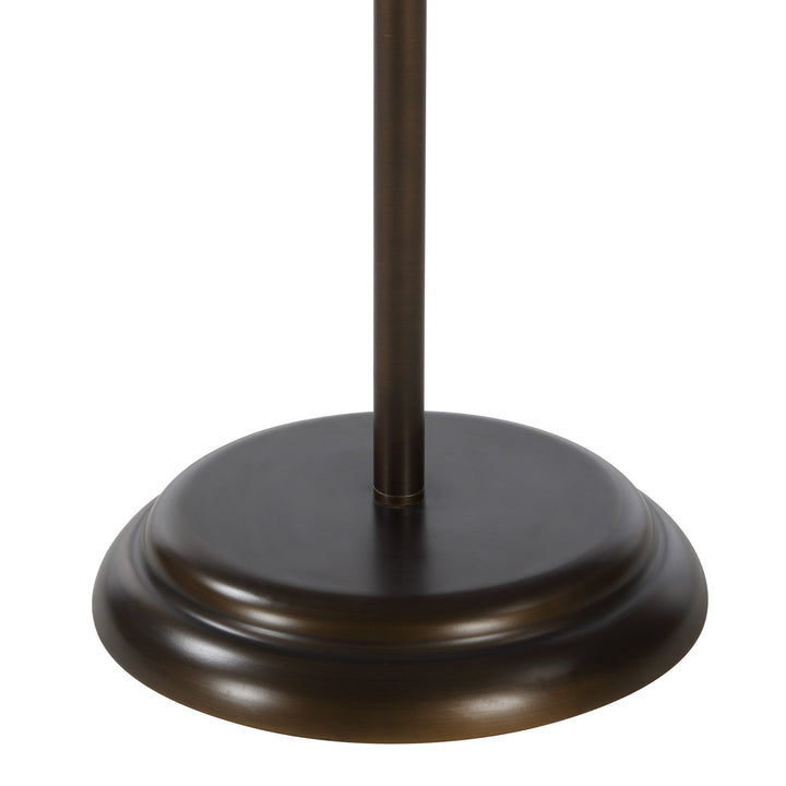 Base au fini bronze antique foncé du lampadaire Elysee