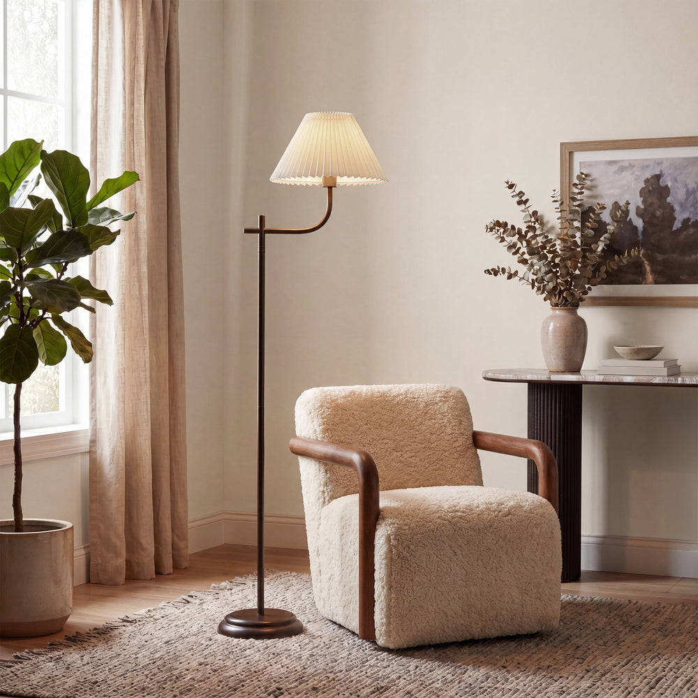 Lampadaire Elysee dans un coin lecture