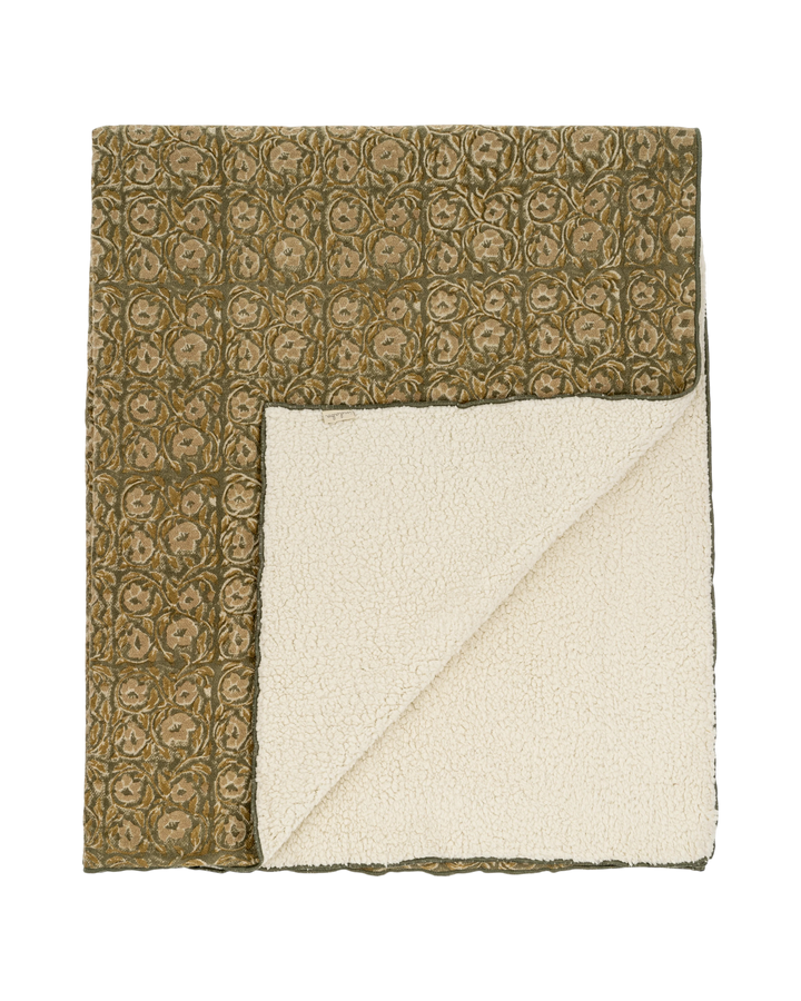 Jeté Lata-sherpa et coton