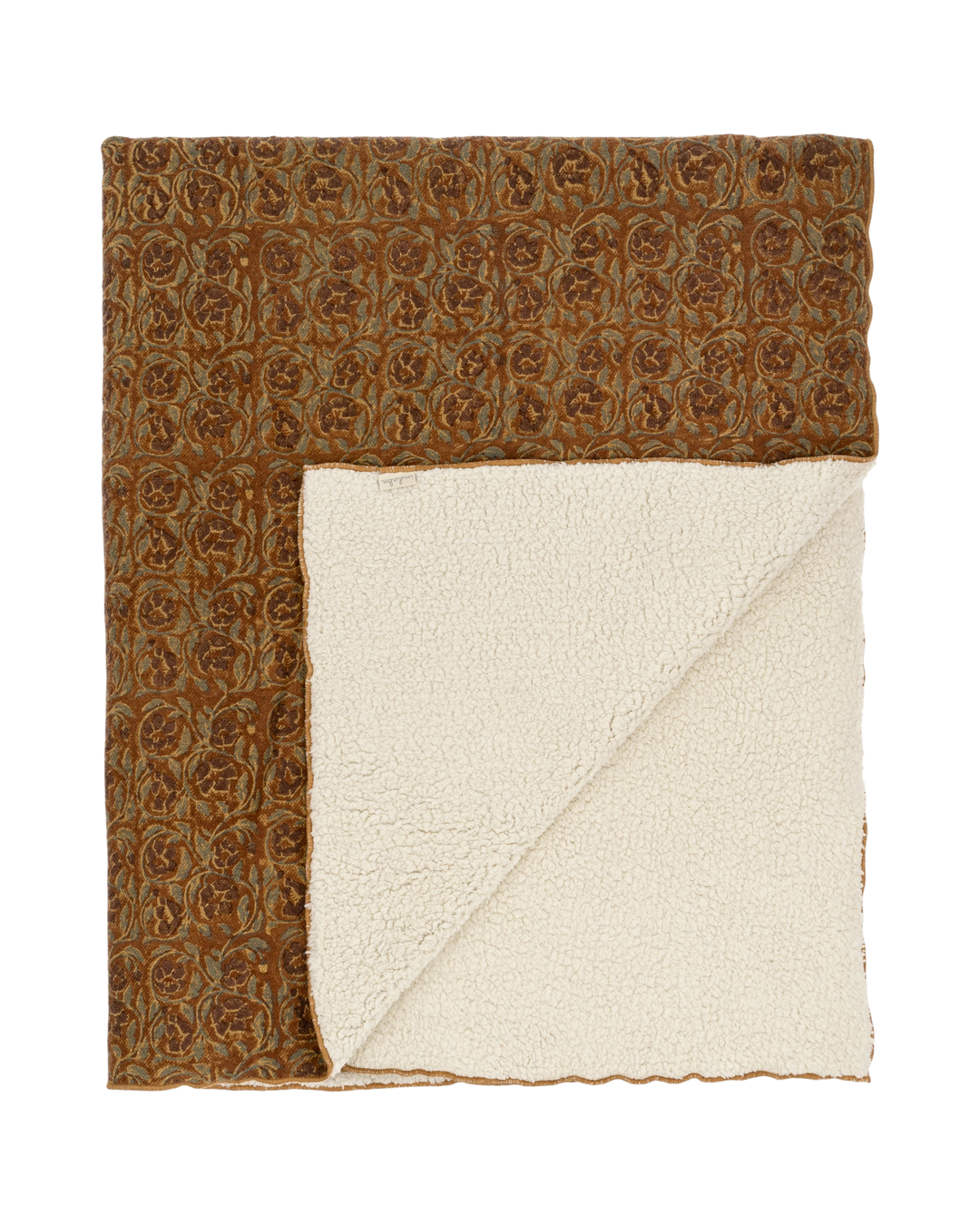 LATA Jeté en sherpa imprimée - Maison Olive