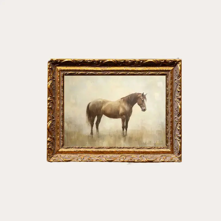 Le Cheval Toile encadrée Maison Olive