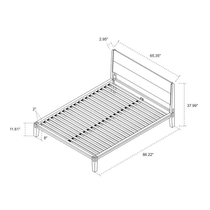 LUNE Lit Queen  Maison Olive