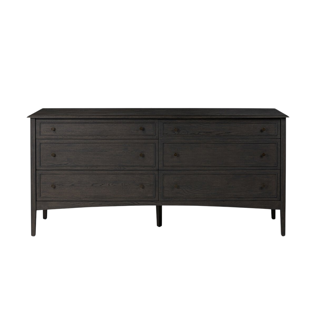 Noir Commode Chene Droit Oak