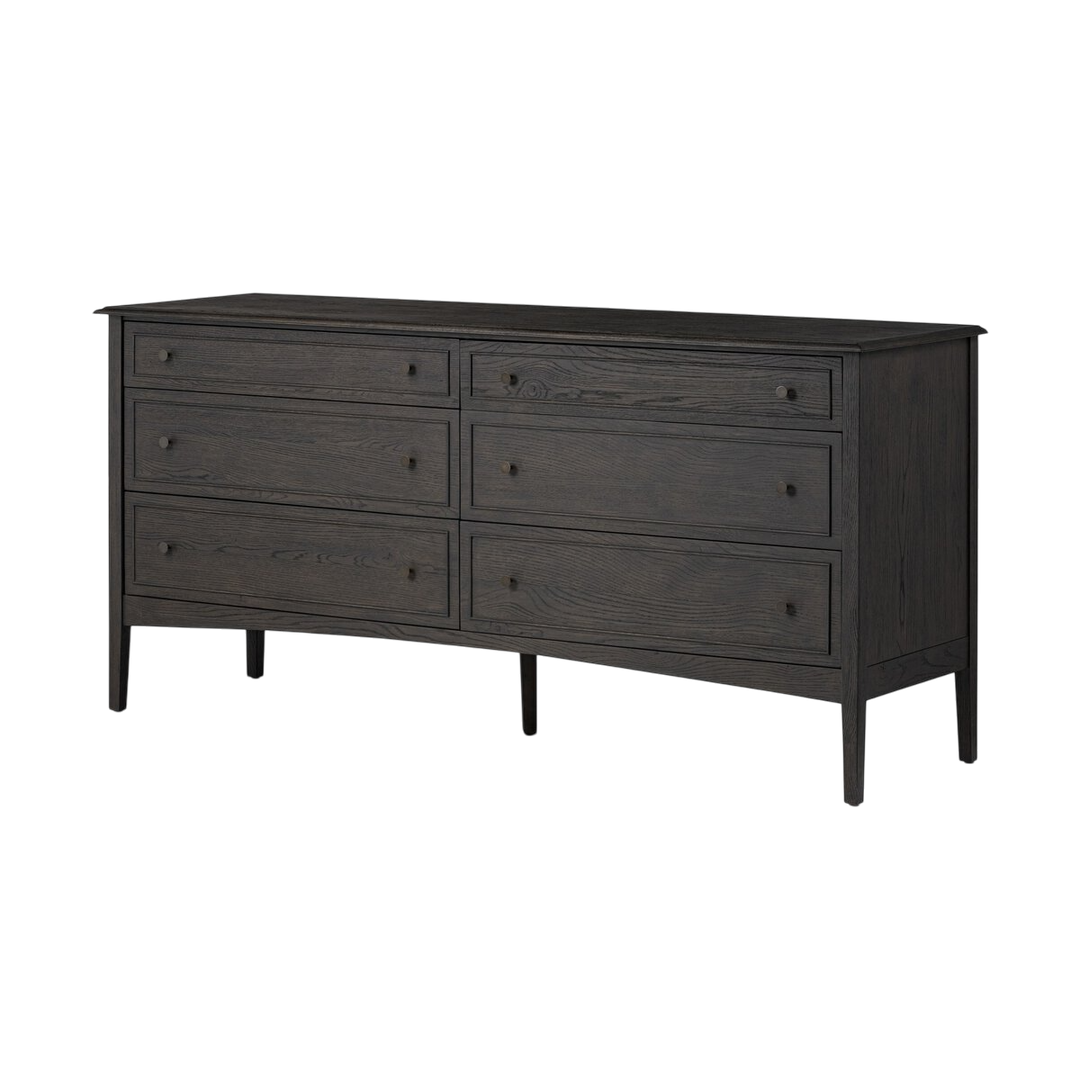 Noir Commode Chene Droit Oak