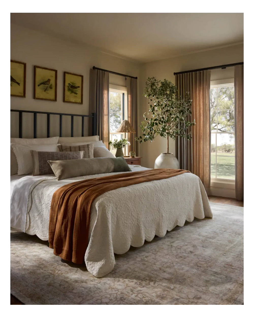 MARCELLA Sage / Gold Tapis - Maison Olive
