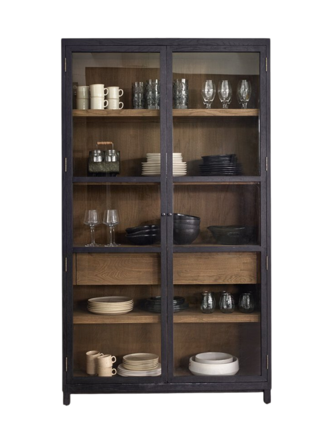 Cabinet-Bois-Vitree-Rangement-Salon