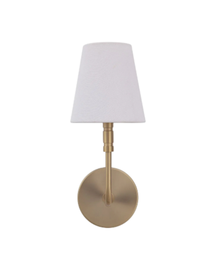 Millia de 14,5 po en laiton bruni à un seul éclairage