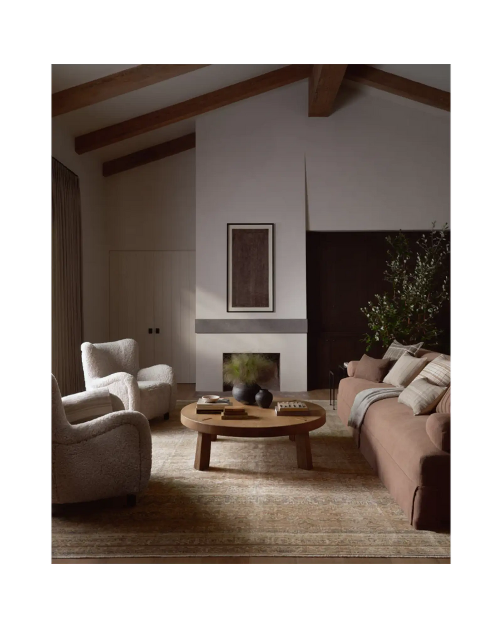 MOLLY Natural / Denim Tapis - Maison Olive