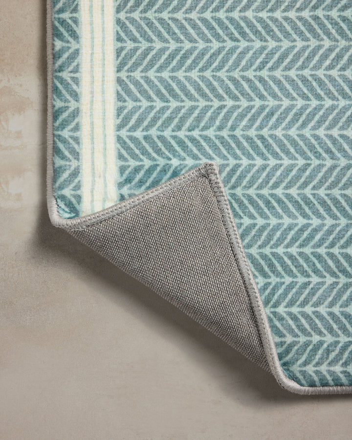 MARVIN Blue / Ivory Tapis de bain — vue 4