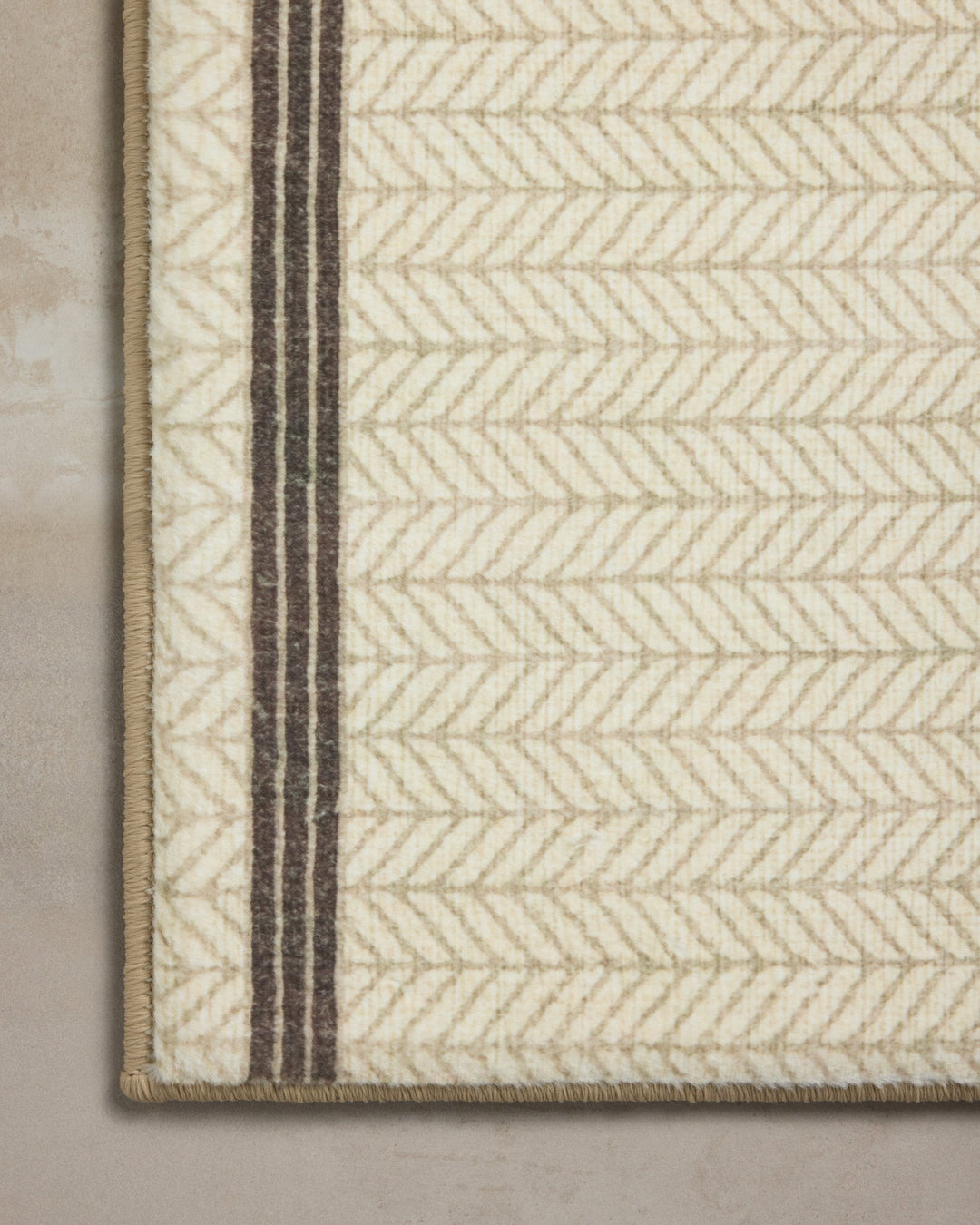 MARVIN Ivory / Charcoal Tapis de bain — vue 4
